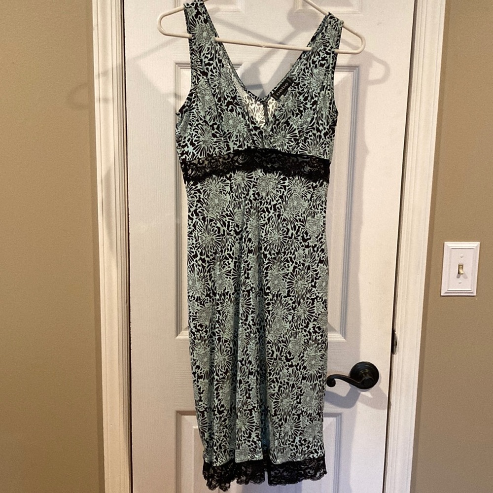 Beautiful blue & black Bebe dress